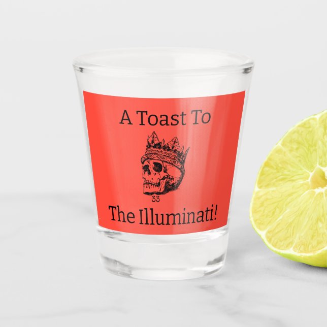 Vaso De Chupito Vidrio de disparo de Illuminati (Anverso)
