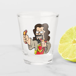 Vaso De Chupito Vidrio de disparo de Jesús Hotdog