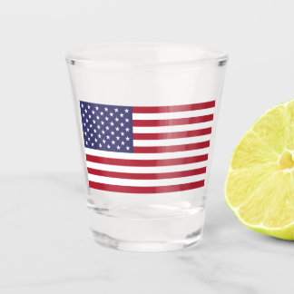 Vaso De Chupito Vidrio de disparo de la bandera de Estados Unidos