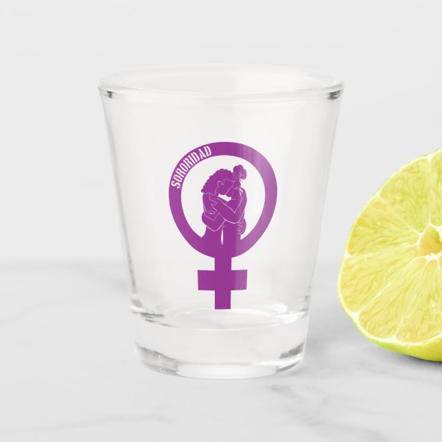 Vaso De Chupito Vidrio de disparo de la hermandad (Anverso)