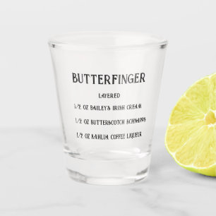 Vaso De Chupito Vidrio de disparo de novedad de dedo