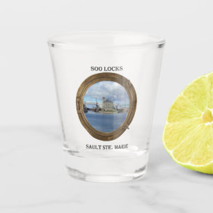 Vaso De Chupito Vidrio de disparo de ojo de buey Soo Locks