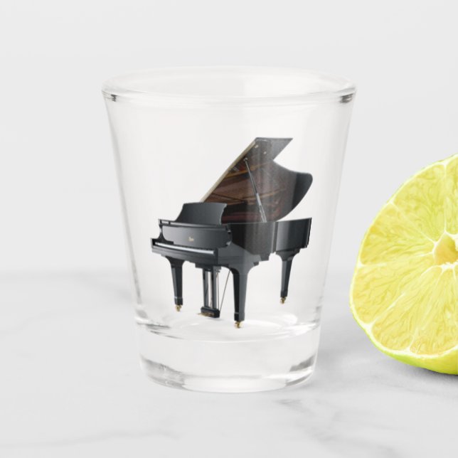Vaso De Chupito Vidrio de disparo de piano (Anverso)