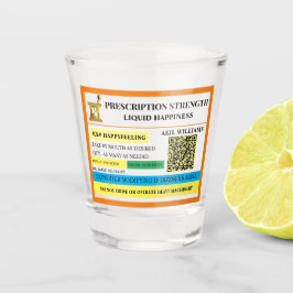 Vaso De Chupito Vidrio de disparo de prescripción