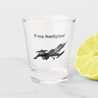 Vaso De Chupito Vidrio de disparo de Starfighter F-104