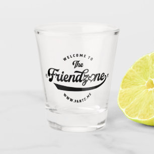 Vaso De Chupito Vidrio de disparo de zona amistosa