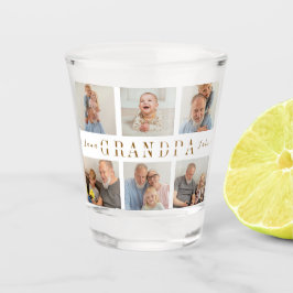 Vaso De Chupito Vidrio de disparo del abuelo personalizado