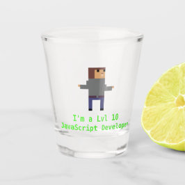Vaso De Chupito Vidrio de disparo del desarrollador JavaScript