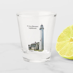 Vaso De Chupito Vidrio de disparo del faro de Aux Barques