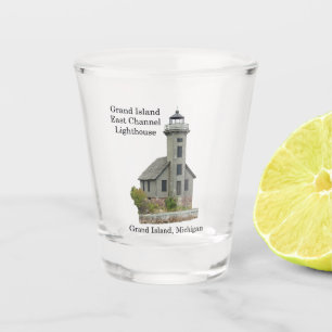 Vaso De Chupito Vidrio de disparo del faro del Canal Este de Grand