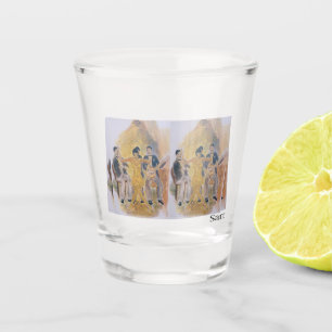 Vaso De Chupito Vidrio de disparo: El buen día