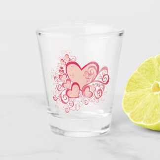 Vaso De Chupito Vidrio de disparo el día de San Valentín