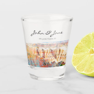 Vaso De Chupito Vidrio de disparo en Badlands personalizado