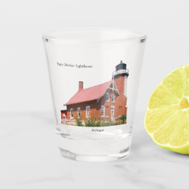 Vaso De Chupito Vidrio de disparo en el faro de Eagle Harbor