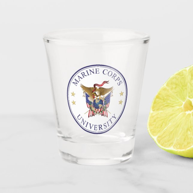 Vaso De Chupito Vidrio de disparo MCU (Anverso)