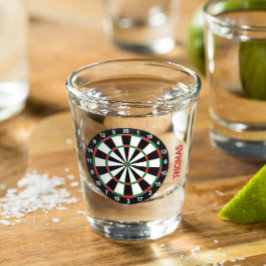 Vaso De Chupito Vidrio de disparo personalizado de Dart Board