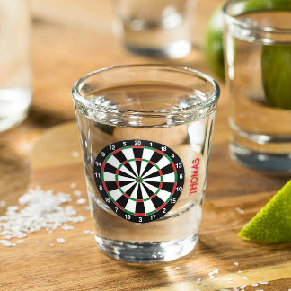 Vaso De Chupito Vidrio de disparo personalizado de Dart Board