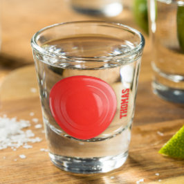 Vaso De Chupito Vidrio de disparo personalizado de Frisbee