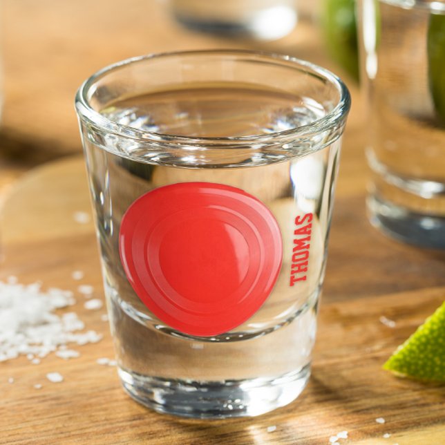 Vaso De Chupito Vidrio de disparo personalizado de Frisbee (Subido por el creador)
