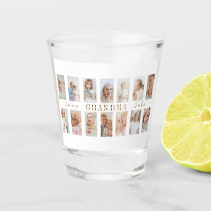 Vaso De Chupito Vidrio de disparo personalizado de la abuela Fot