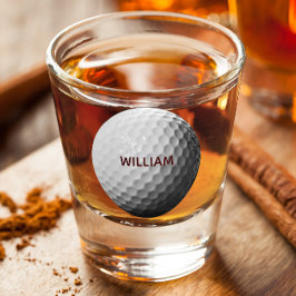 Vaso De Chupito Vidrio de disparo personalizado para bolas de golf