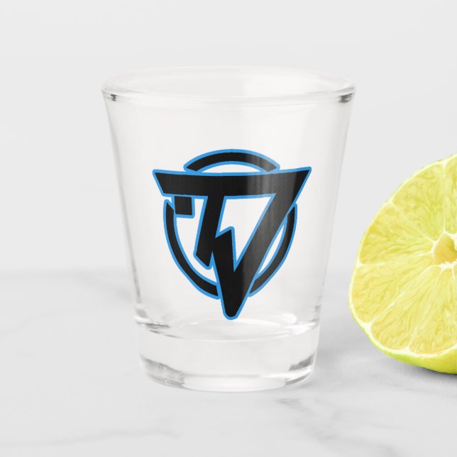 Vaso De Chupito Vidrio de disparo prohibido (Anverso)