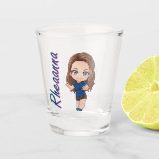 Vaso De Chupito Vidrio de disparo - Rheaanna Chibi