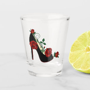 Vaso De Chupito Vidrio de disparo - Rosa Stiletto