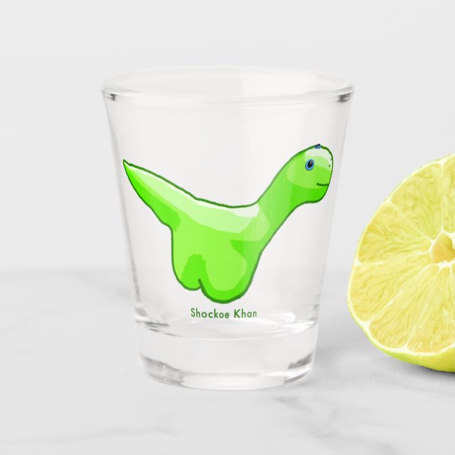 Vaso De Chupito Vidrio de disparo Shockoe Khan (Anverso)