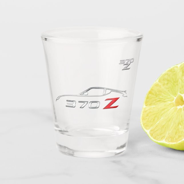 Vaso De Chupito Vidrio de disparo Sportscar 370Z (Anverso)