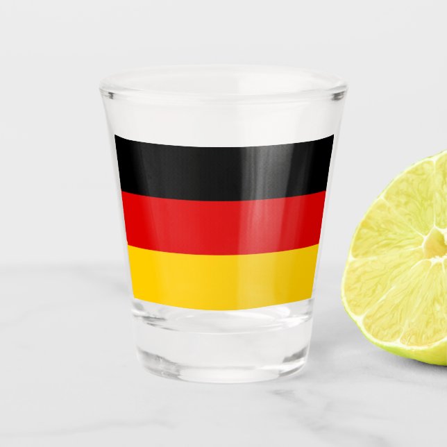 VASO DE CHUPITO VIDRIO DE DISPAROS DE ALEMANIA  (Anverso)