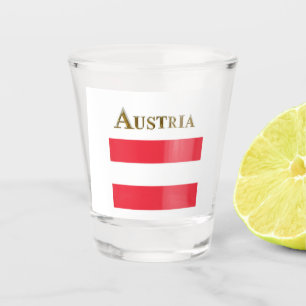 VASO DE CHUPITO VIDRIO DE DISPAROS DE AUSTRIA 