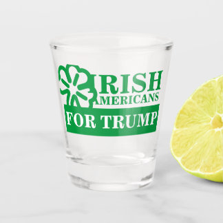VASO DE CHUPITO VIDRIO DE DISPAROS DE TRUMP DEL DÍA DE LOS PATRICK
