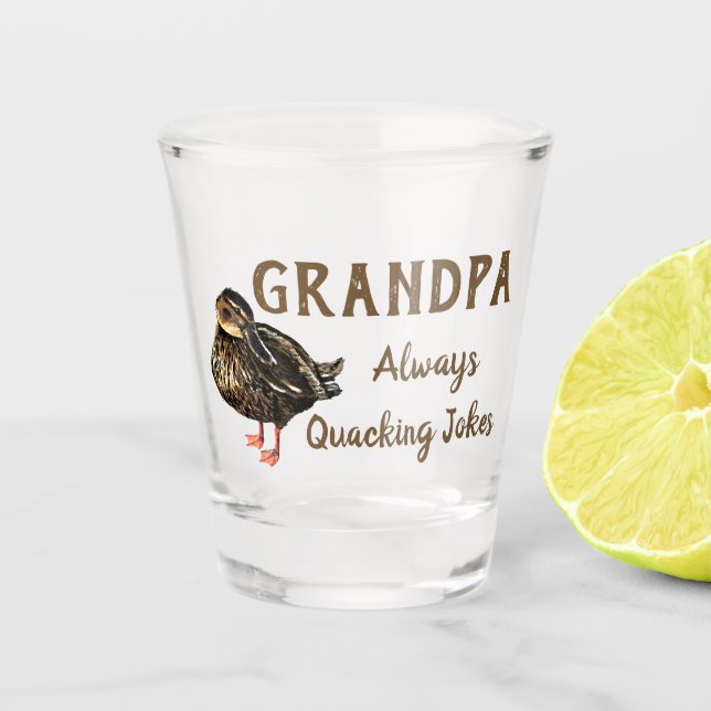 Vaso De Chupito Vidrio de Duck Shot (Anverso)