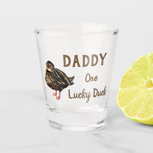 Vaso De Chupito Vidrio de Duck Shot (Anverso)