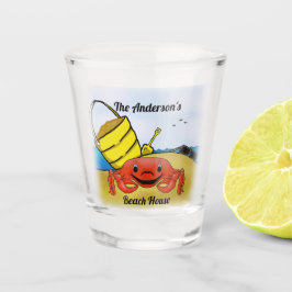 Vaso De Chupito Vidrio de escena de playa