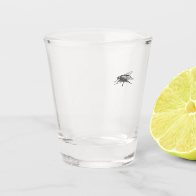 Vaso De Chupito Vidrio de Fly Buddy (Anverso)