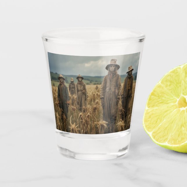 Vaso De Chupito Vidrio de Halloween Scarecrow Shot (Anverso)