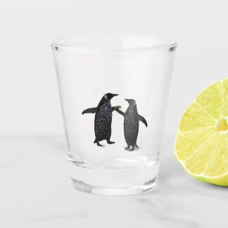 Vaso De Chupito Vidrio de inyección de pingüinos