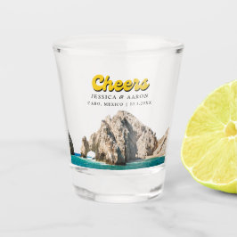 Vaso De Chupito Vidrio de la Boda de Cabo Personalizado