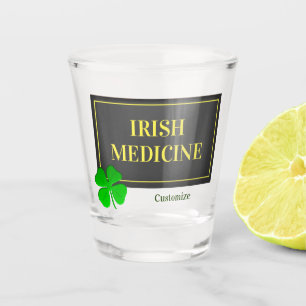 Vaso De Chupito Vidrio de la medicina irlandesa