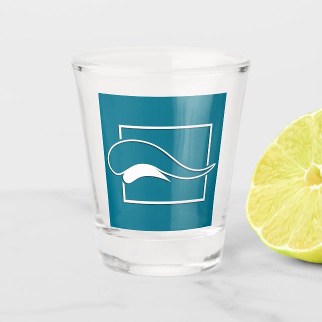 Vaso De Chupito Vidrio de las piscinas modernas (Anverso)