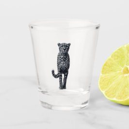 Vaso De Chupito Vidrio de leopardo
