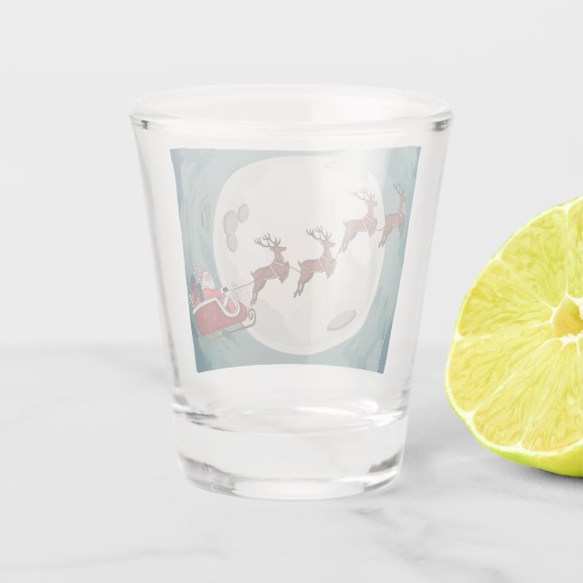 Vaso De Chupito Vidrio de Navidad (Reverso)