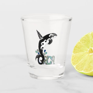 Vaso De Chupito Vidrio de Orca Freedom Art