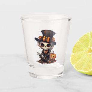 Vaso De Chupito Vidrio de tiro al esqueleto de Steampunk