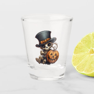 Vaso De Chupito Vidrio de tiro al esqueleto de Steampunk