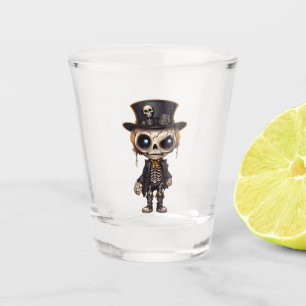 Vaso De Chupito Vidrio de tiro al esqueleto de Steampunk