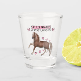 Vaso De Chupito Vidrio de tiro de caballo