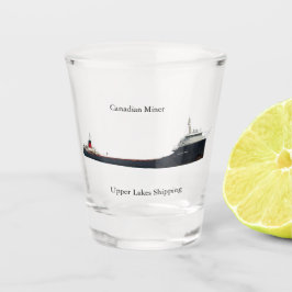 Vaso De Chupito Vidrio de tiro de Miner canadiense